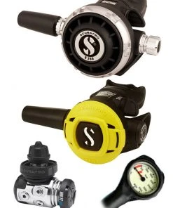 Scubapro Regulator Set: MK17 Evo (DIN Or Yoke) / G260 / Octopus & Free Termo Gauge Regulator Sets