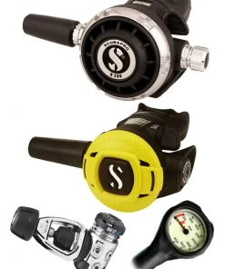 Scubapro Regulator Set: MK17 Evo (DIN Or Yoke) / G260 / Octopus & Free Termo Gauge Regulator Sets