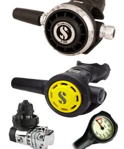 Scubapro Regulator Set: MK21 (DIN Or Yoke) / G260 / Octopus & Free Termo Gauge Regulator Sets