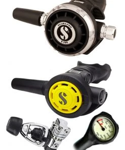 Scubapro Regulator Set: MK21 (DIN Or Yoke) / G260 / Octopus & Free Termo Gauge Regulator Sets
