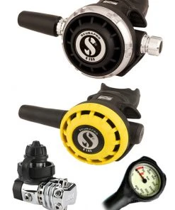 Scubapro Regulator Set: MK21 (DIN Or Yoke) / G260 / Octopus & Free Termo Gauge Regulator Sets