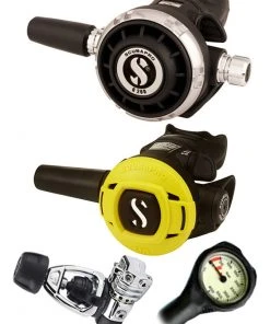 Scubapro Regulator Set: MK21 (DIN Or Yoke) / G260 / Octopus & Free Termo Gauge Regulator Sets