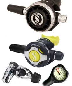 Scubapro Regulator Set: MK25 Evo (DIN Or Yoke) / G260 / Octopus & Free Termo Gauge 16 Scubapro Regulator Set: MK25 Evo (DIN Or Yoke) / G260 / Octopus & Free Termo Gauge