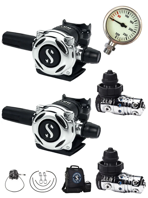 Scubapro MK25 Evo / A700 Tech Diver Regulator Set 3 Scubapro MK25 Evo / A700 Tech Diver Regulator Set