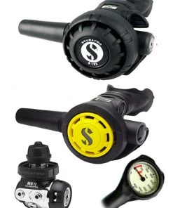 Scubapro Regulator Set: MK11 (DIN Or Yoke) / R195 / R-Series Octopus & Free Termo Gauge 8 Scubapro Regulator Set: MK11 (DIN Or Yoke) / R195 / R-Series Octopus & Free Termo Gauge