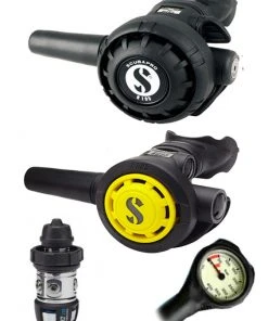 Scubapro Regulator Set: MK2 Evo (DIN Or Yoke) / R195 / R-Series Octopus & Free Termo Gauge Regulator Sets