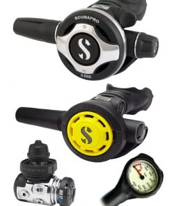 Scubapro Regulator Set: MK17 Evo (DIN Or Yoke) / S600 / Octopus & Free Termo Gauge