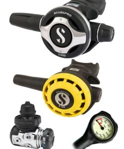 Scubapro Regulator Set: MK17 Evo (DIN Or Yoke) / S600 / Octopus & Free Termo Gauge
