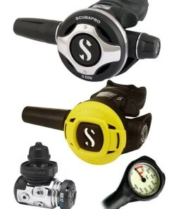 Scubapro Regulator Set: MK17 Evo (DIN Or Yoke) / S600 / Octopus & Free Termo Gauge
