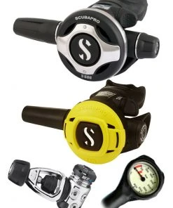 Scubapro Regulator Set: MK17 Evo (DIN Or Yoke) / S600 / Octopus & Free Termo Gauge