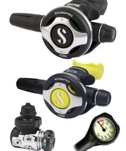 Scubapro Regulator Set: MK17 Evo (DIN Or Yoke) / S600 / Octopus & Free Termo Gauge