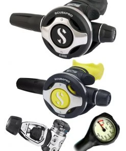 Scubapro Regulator Set: MK17 Evo (DIN Or Yoke) / S600 / Octopus & Free Termo Gauge