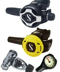 Scubapro Regulator Set: MK19 Evo (DIN Or Yoke) / S620 Ti / Octopus & Free Termo Gauge Regulator Sets