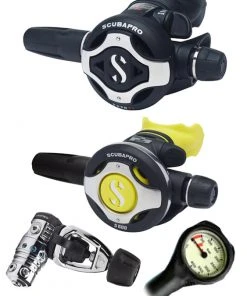 Scubapro Regulator Set: MK25 Evo (DIN Or Yoke) / S620 Ti / Octopus & Free Termo Gauge Regulator Sets