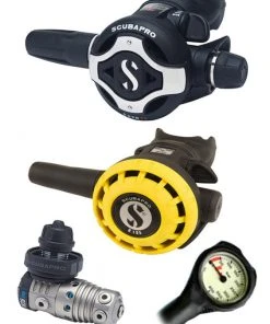 Scubapro Regulator Set: MK25 Evo Titanium (DIN Or Yoke) / S620 X-Titanium / Octopus & Free Termo Gauge