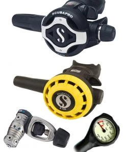 Scubapro Regulator Set: MK25 Evo Titanium (DIN Or Yoke) / S620 X-Titanium / Octopus & Free Termo Gauge