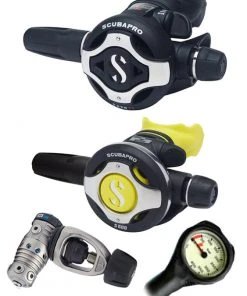 Scubapro Regulator Set: MK25 Evo Titanium (DIN Or Yoke) / S620 X-Titanium / Octopus & Free Termo Gauge