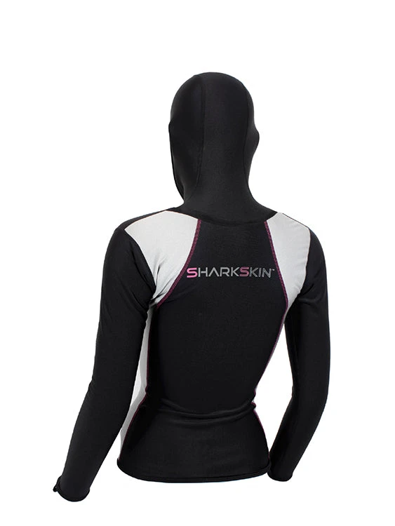 Sharkskin Chillproof Hooded Long Sleeve - Womens Vests & Undersuits 4 Sharkskin Chillproof Hooded Long Sleeve - Womens Vests & Undersuits