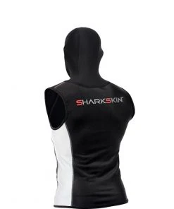 Sharkskin Chillproof Hooded Vest Full Zip - Mens Vests & Undersuits