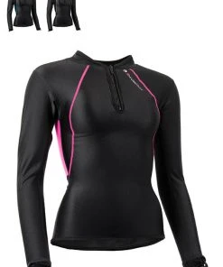 Sharkskin Chillproof Long Sleeve Chest Zip - Womens Vests & Undersuits