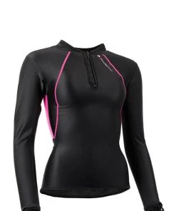 Sharkskin Chillproof Long Sleeve Chest Zip - Womens Vests & Undersuits