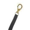 ODG Clips & Bolt Snaps Swivel Snap Hook Size 2 With 130mm (5in) Webbing Loop - Brass