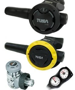 TUSA RS-790 Regulator Set: R-700 / S-90 / SS0001 Octopus & Free Termo Gauge Regulator Sets