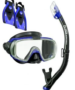 TUSA Sport Visio Tri Ex Travel Set Snorkelling Sets