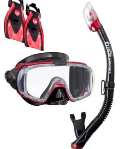 TUSA Sport Visio Tri Ex Travel Set Snorkelling Sets